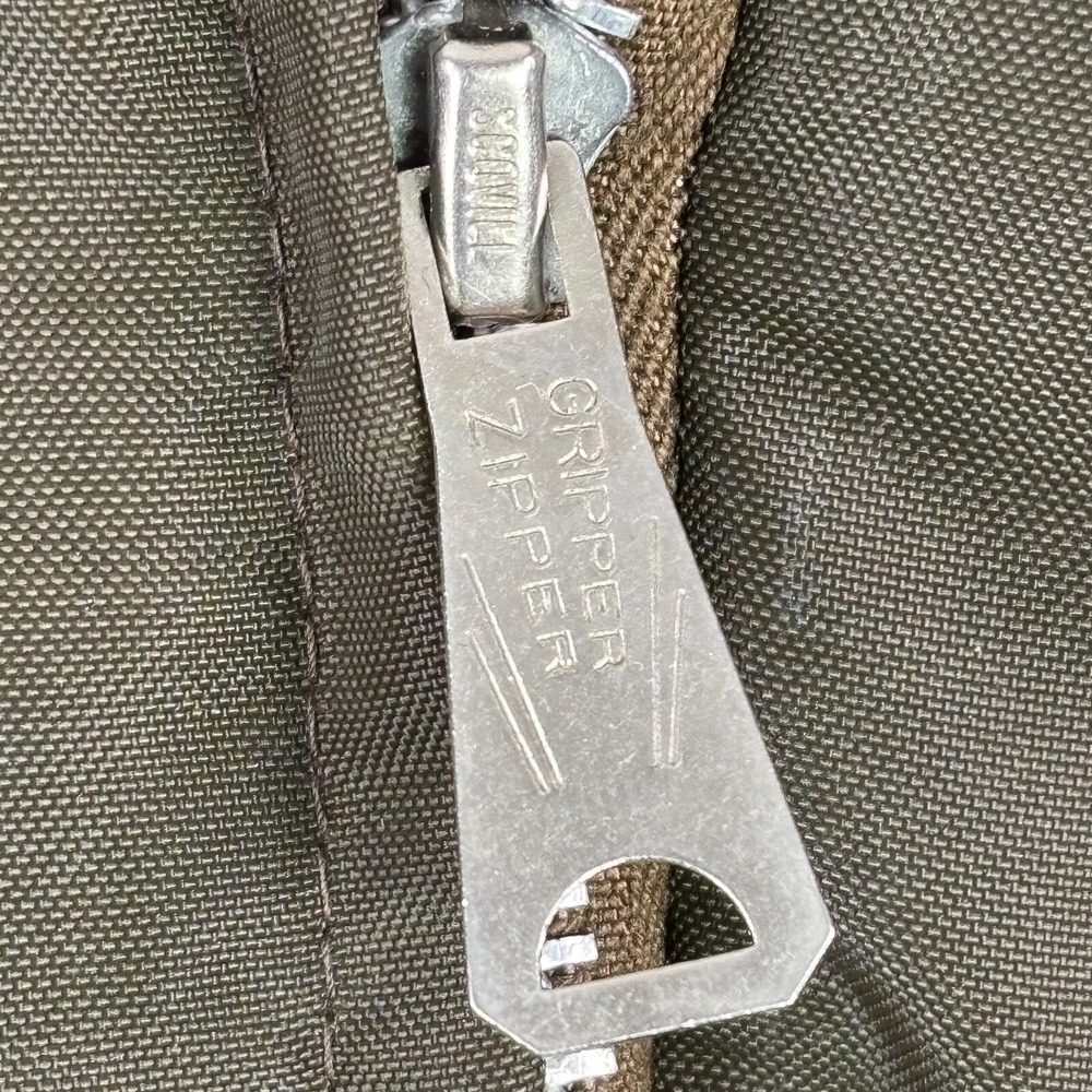 VTG 1980s Sears The Men's Store Sherpa Lined Jacket Size 44 Olive Green Workwear - Picture 2 of 15